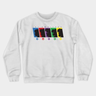 Five to Thrive  (Black Logo) by Zilla Crewneck Sweatshirt